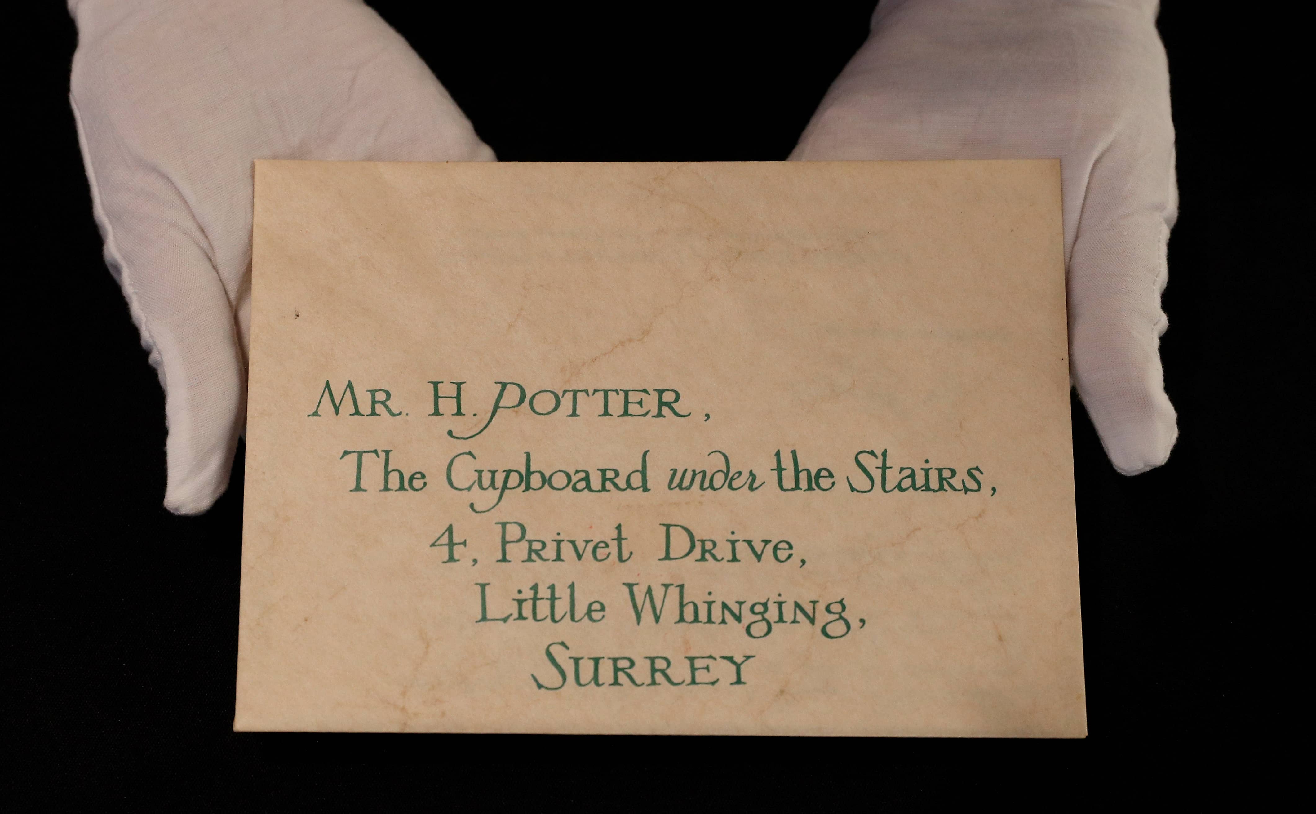 Hogwarts Acceptance Letter From First Harry Potter Movie to Auction