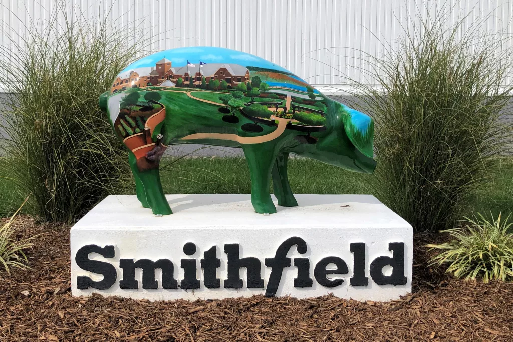 file-photo-a-sculpture-adorns-smithfield-foods-hog-slaughterhouse-in-smithfield