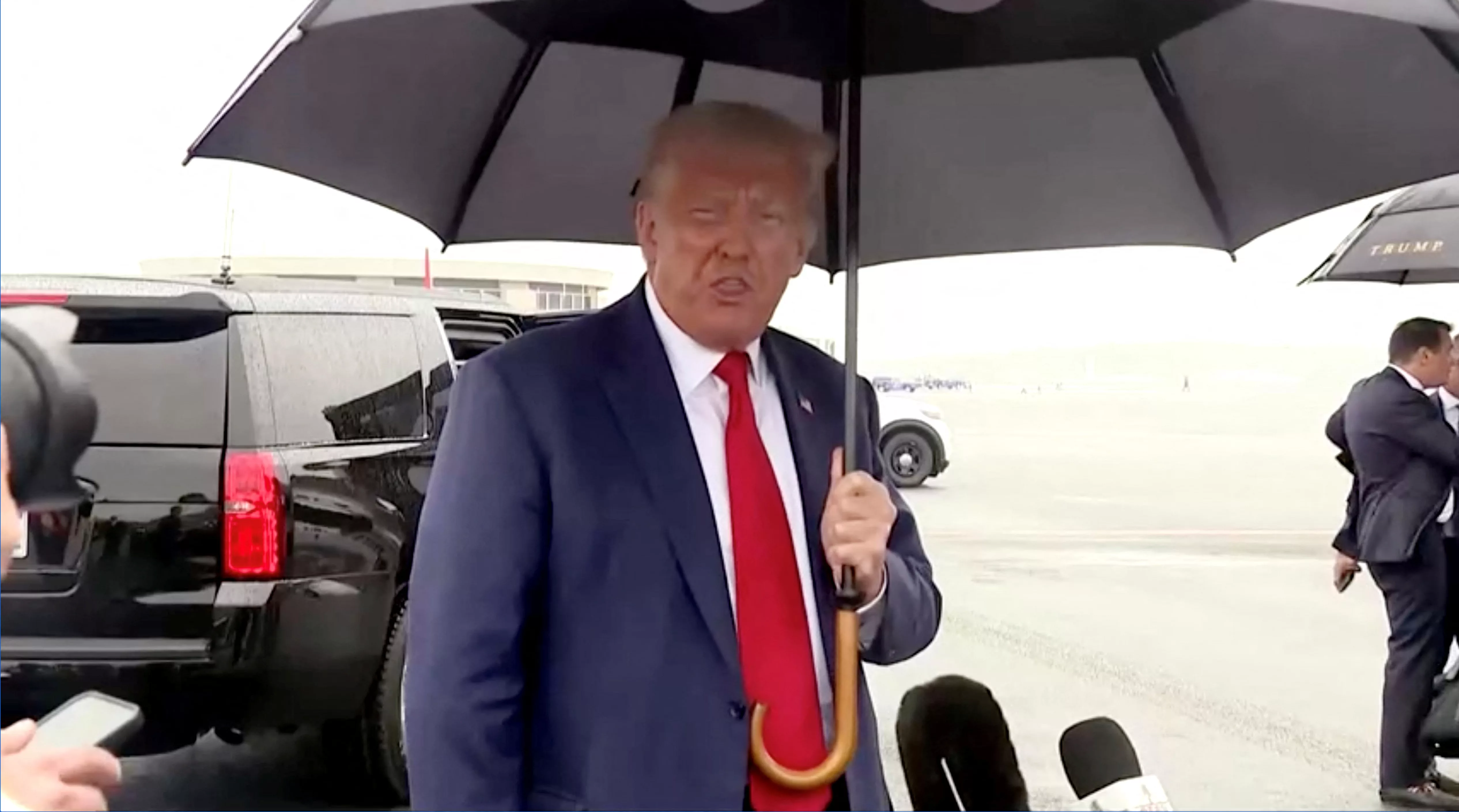 former-u-s-president-donald-trump-departs-after-arraignment-on-federal-charges-in-washington