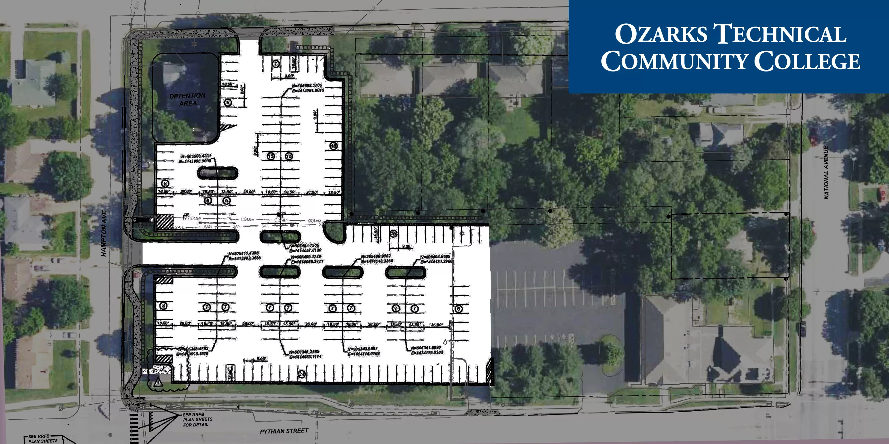 OTC Building New Parking Lot North Of Campus 94.7 Country