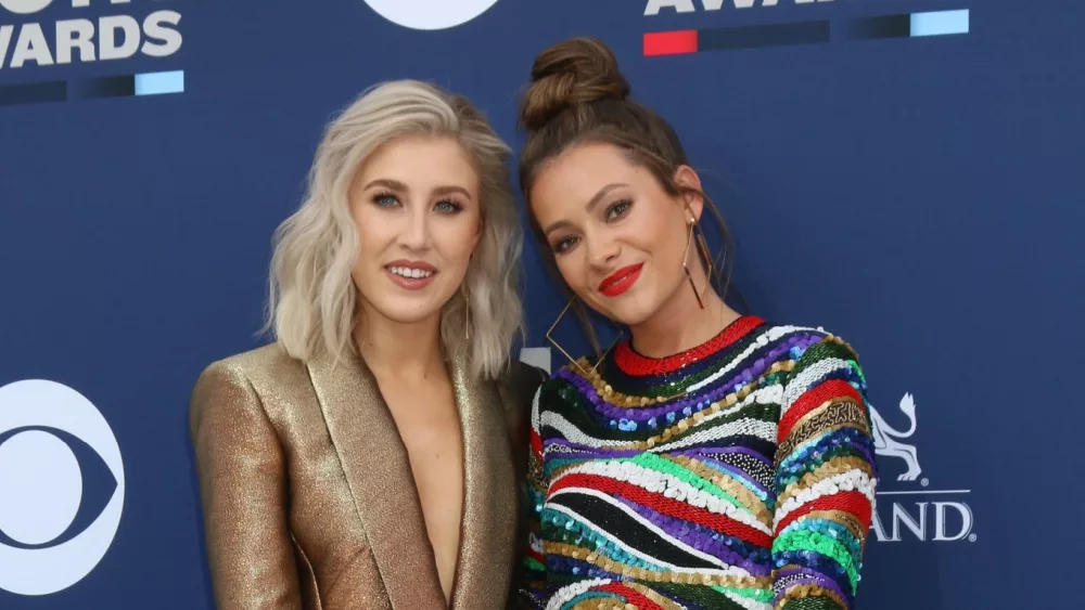 Madison Marlow^ Taylor Dye^ Maddie and Tae at the 54th Academy of Country Music Awards at the MGM Grand Garden Arena on April 7^ 2019 in Las Vegas^ NV