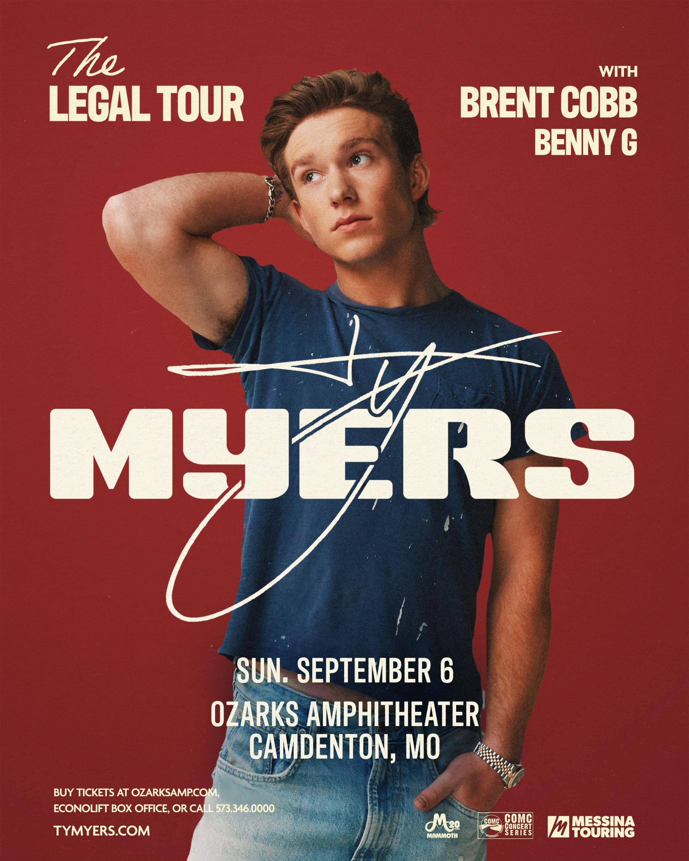 Ty Myers at the Ozarks Amphitheater – 94.7 KTTS