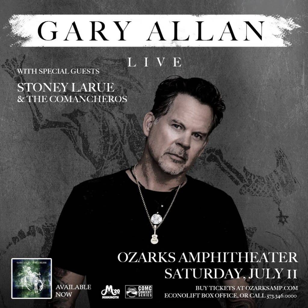 Gary Allan at the Ozarks Amphitheater – 94.7 KTTS