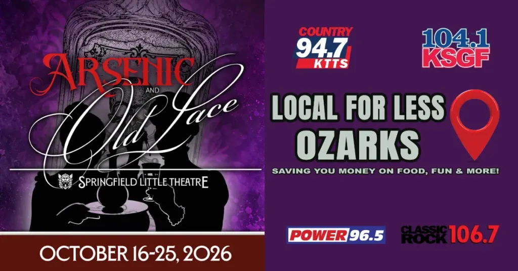 Local For Less Ozarks: Arsenic & Old Lace at Springfield Little Theatre