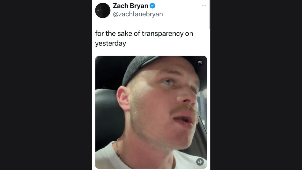 Zach Bryan Arrest Update In His Words Summit Master