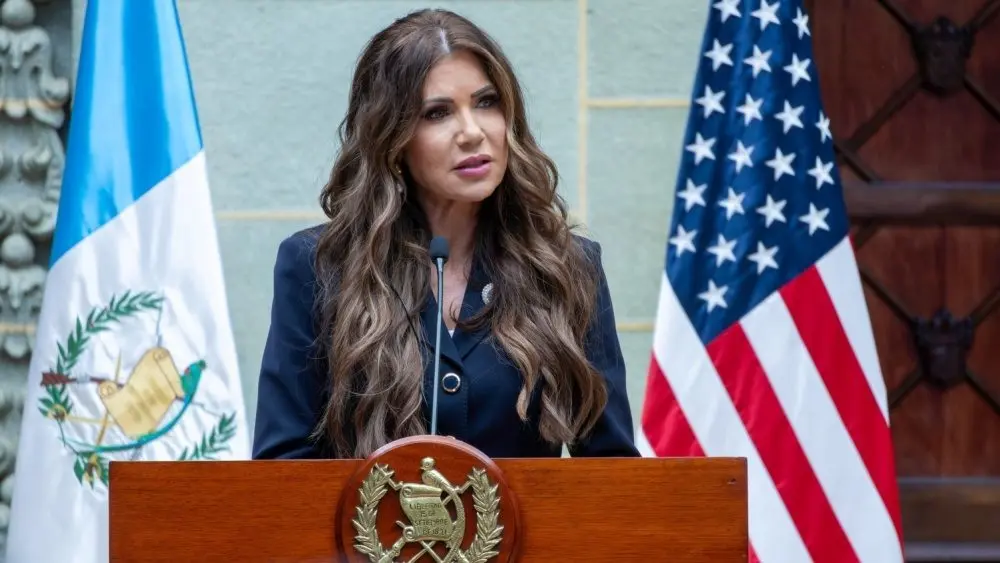 Homeland Security Secretary Kristi Noem Guatemala City 06-26-25.