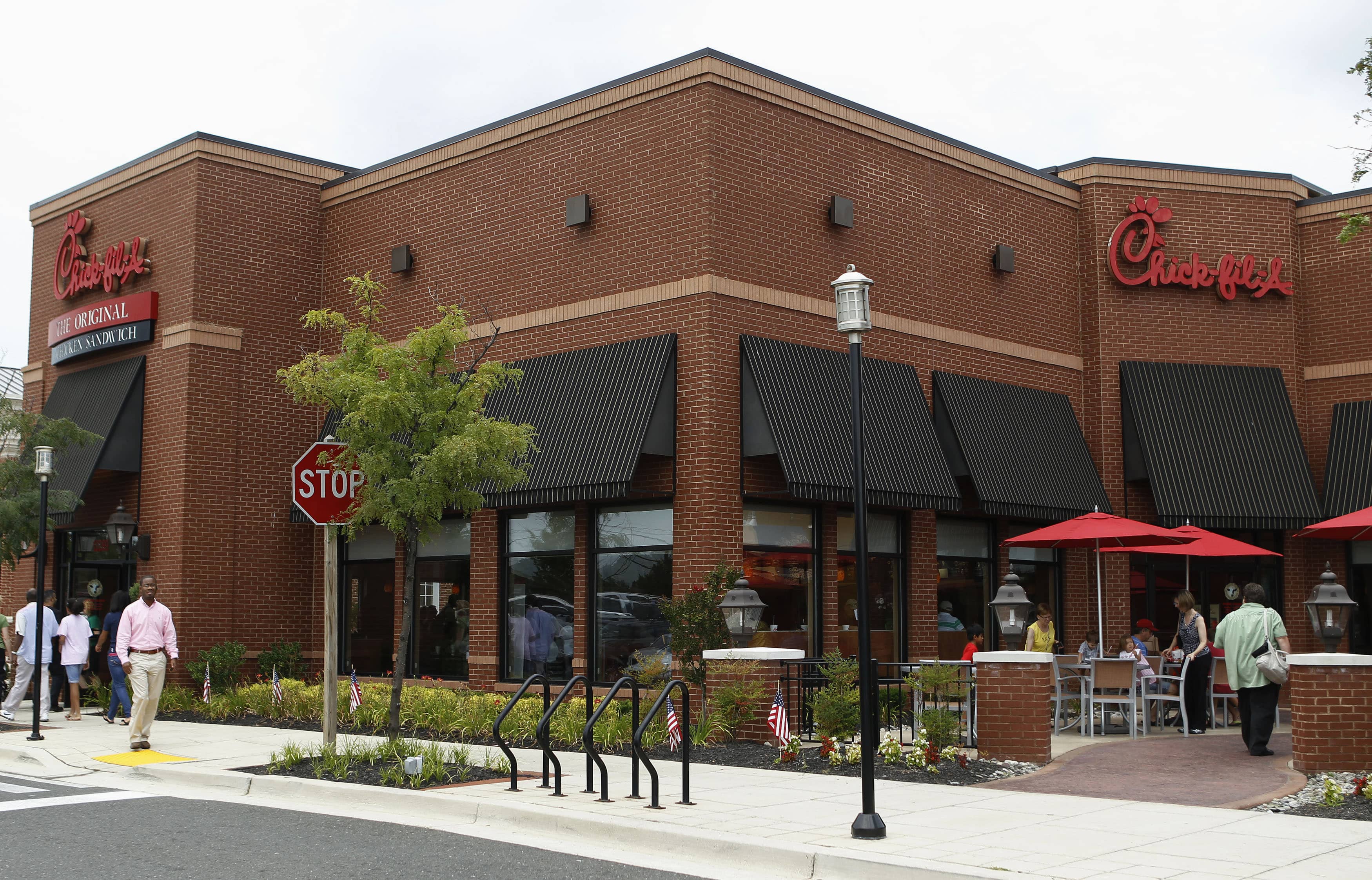 the-exterior-of-a-chick-fil-a-restaurant-is-seen-in-silver-spring-maryland