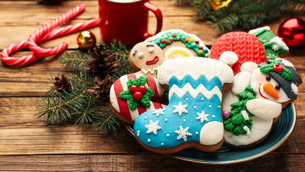 delicious-homemade-christmas-cookies-and-festive-decor-on-wooden-table