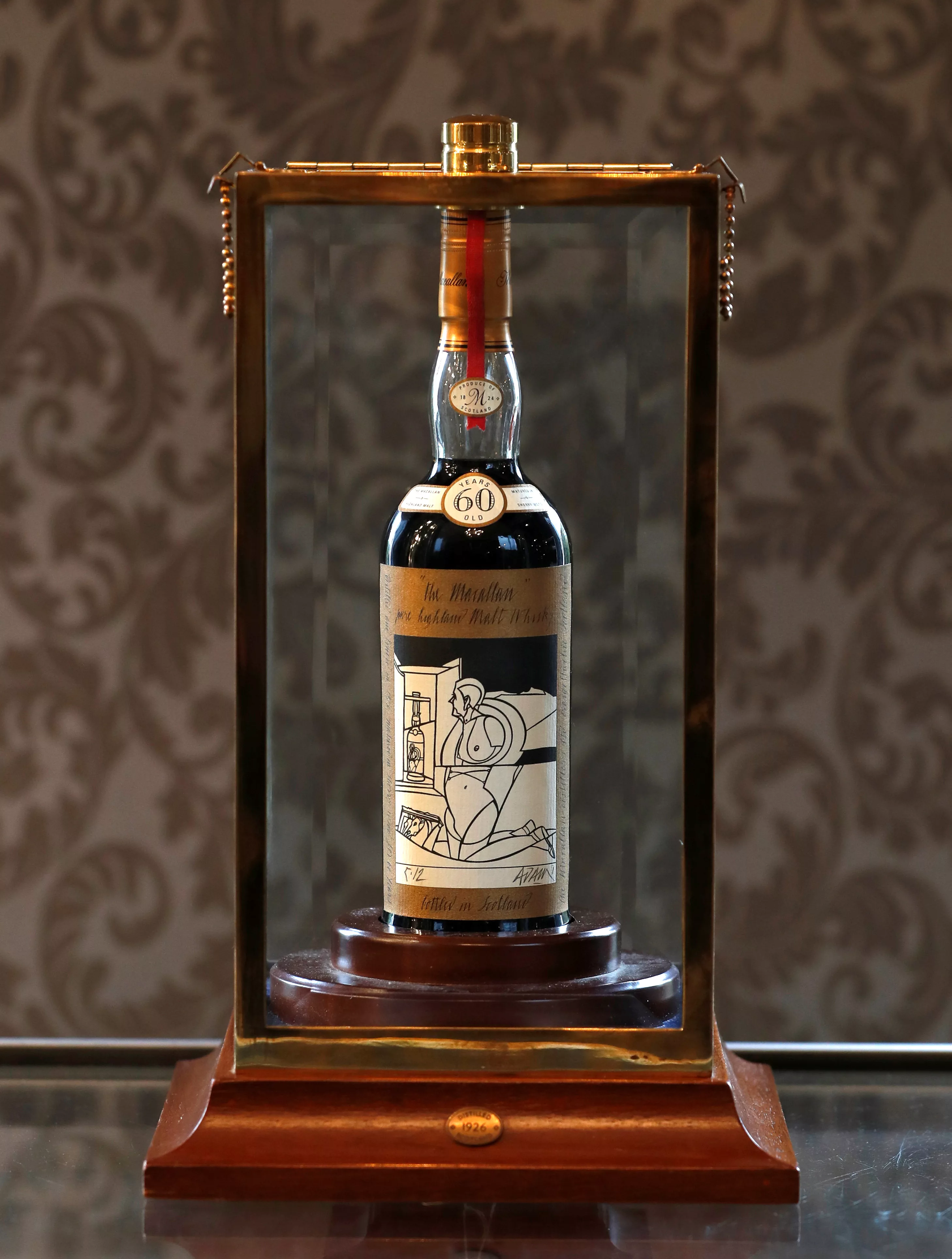 a-60-year-old-the-macallan-valerio-adami-1926-was-auctioned-for-a-record-amount-at-bonhams-in-edinburgh-scotland