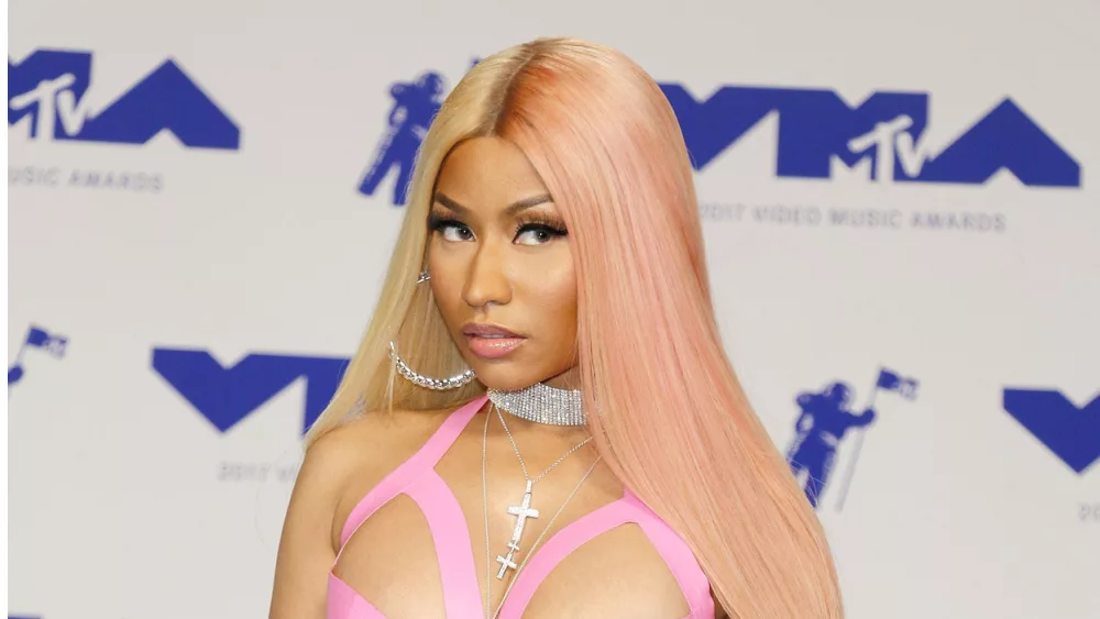 Nicki Minaj at the 2017 MTV Video Music Awards held at the Forum in Inglewood^ USA on August 27^ 2017.
