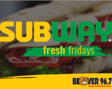 Subway Fresh Friday Giveaway