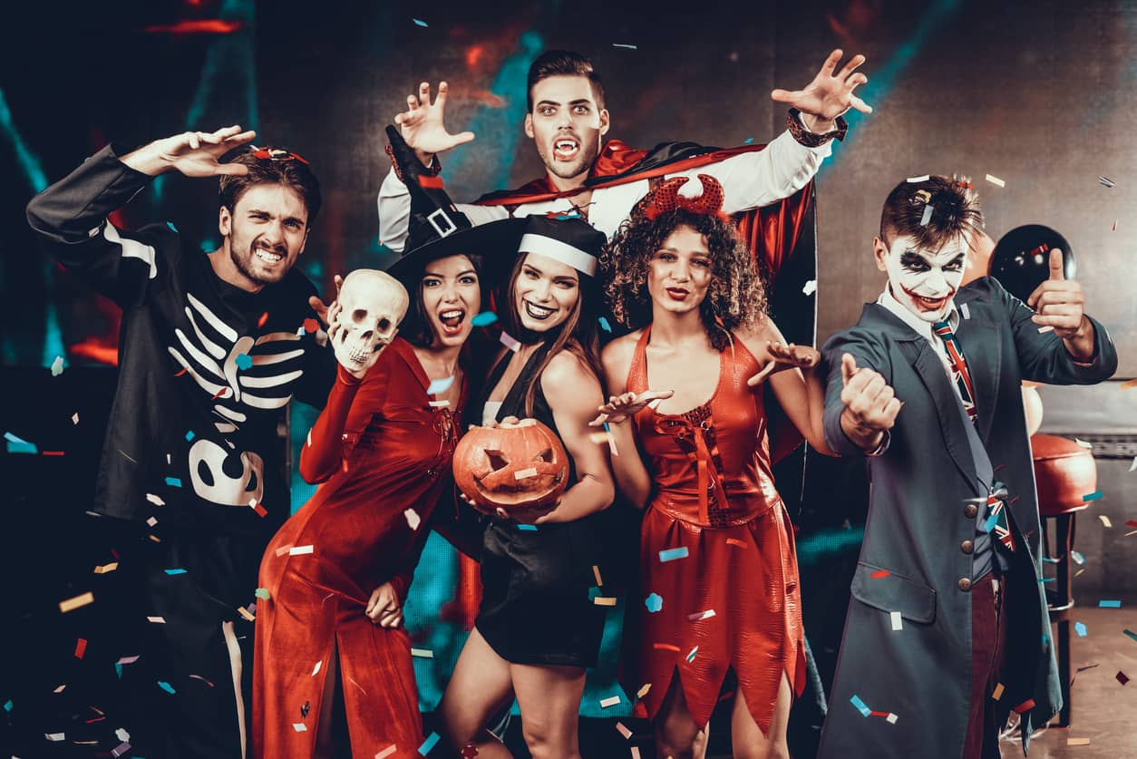 portrait-of-young-smiling-people-in-scary-costumes
