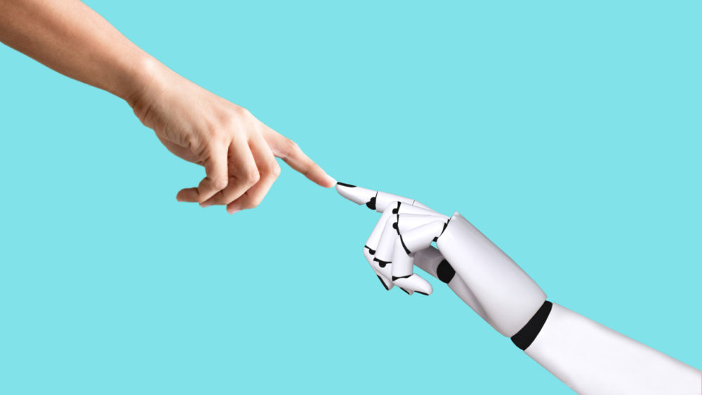 human-hand-and-robot-hand-system-concept-integration-and-coordination-of-artificial-intelligence-technology