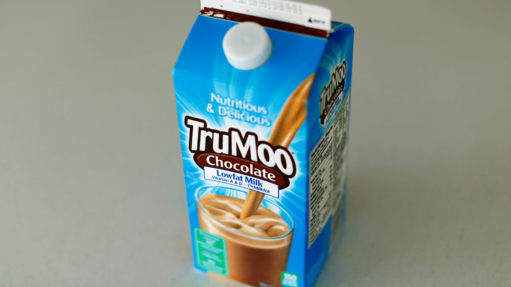 trumoo-chocolate-milk-produced-by-dean-foods-is-shown-in-this-illustration-photograph-in-encinitas