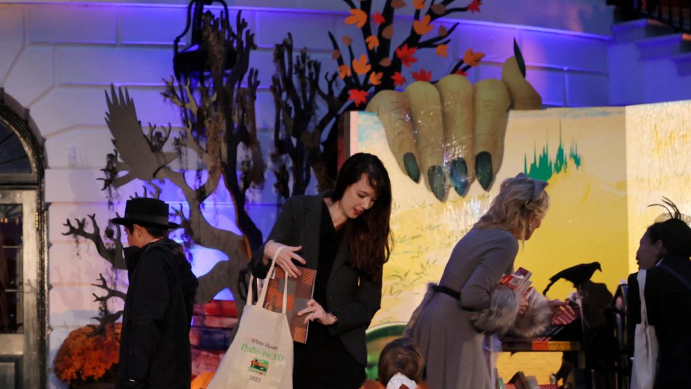 u-s-president-biden-gives-away-candy-to-children-for-halloween-at-the-white-house-in-washington-u-s