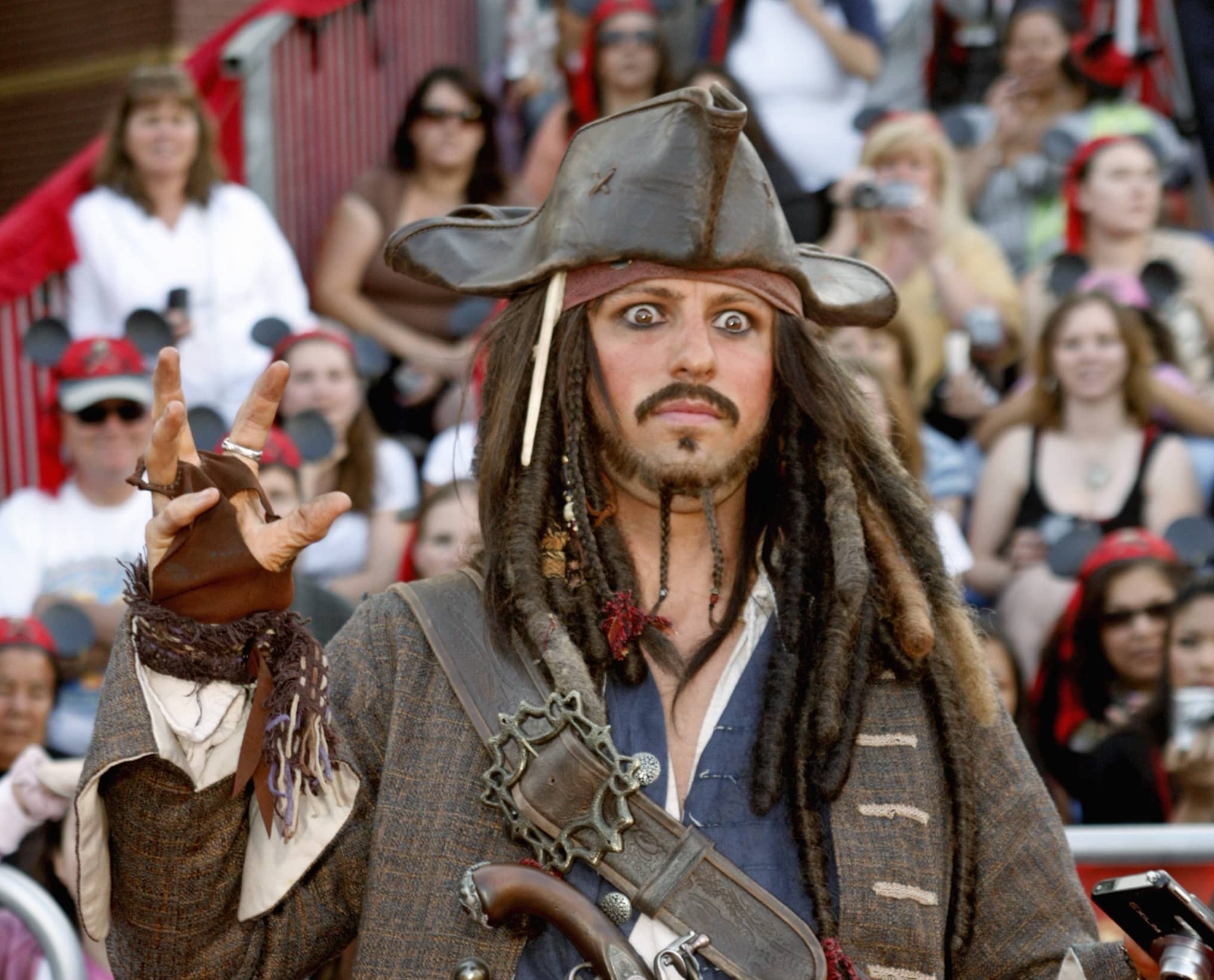 guest-dressed-as-character-captain-jack-sparrow-arrives-at-the-premiere-of-pirates-of-the-caribbean-at-worlds-end-in-anaheim