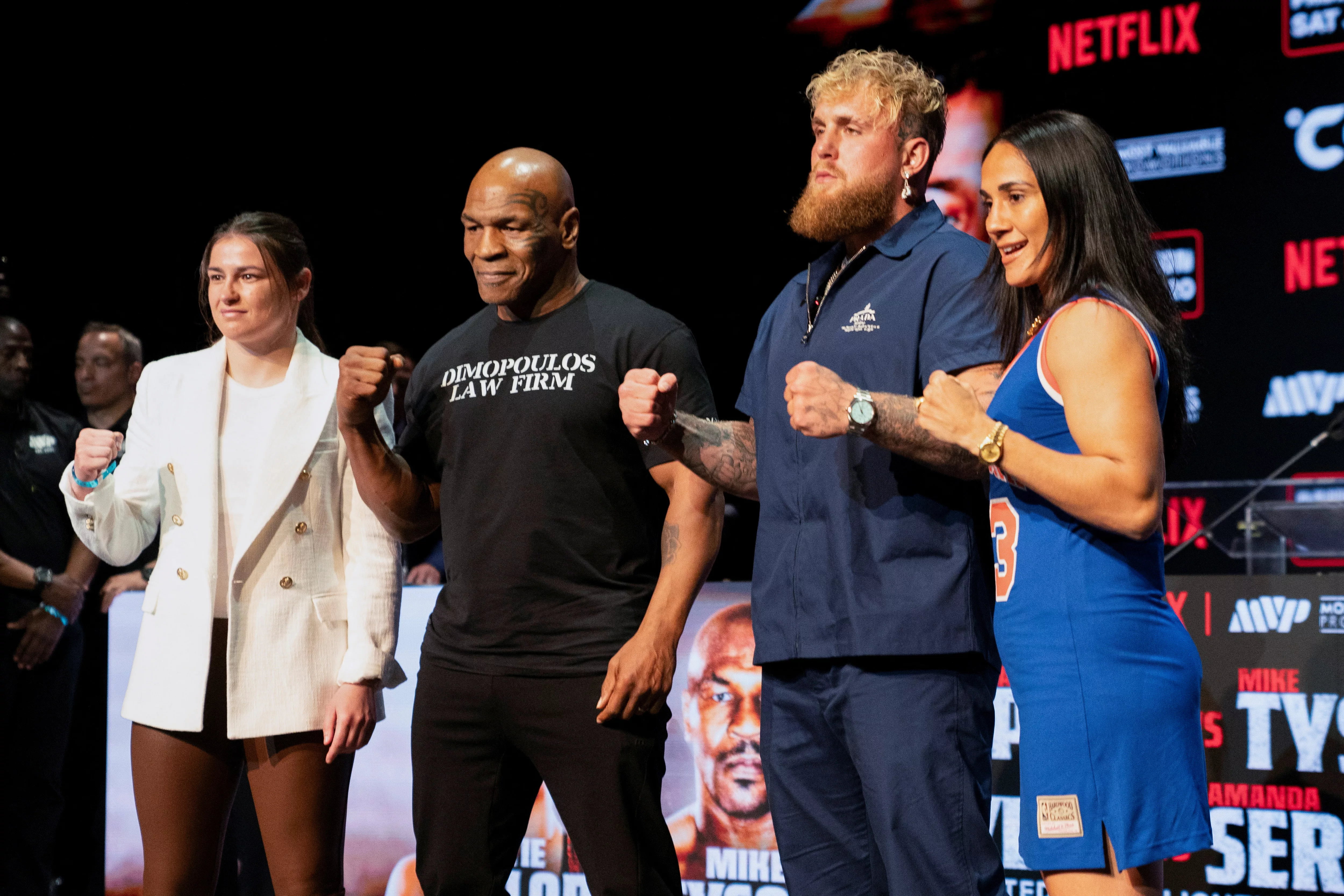 boxers-mike-tyson-and-jake-paul-attend-a-news-conference-in-new-york