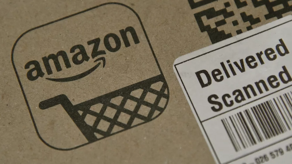 an-amazon-package-is-seen-after-being-delivered-in-london