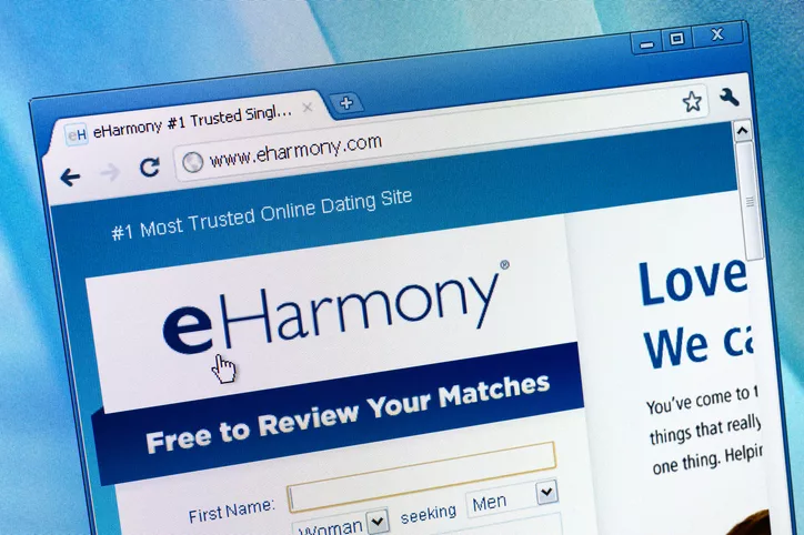 eharmony-webpage-on-the-browser