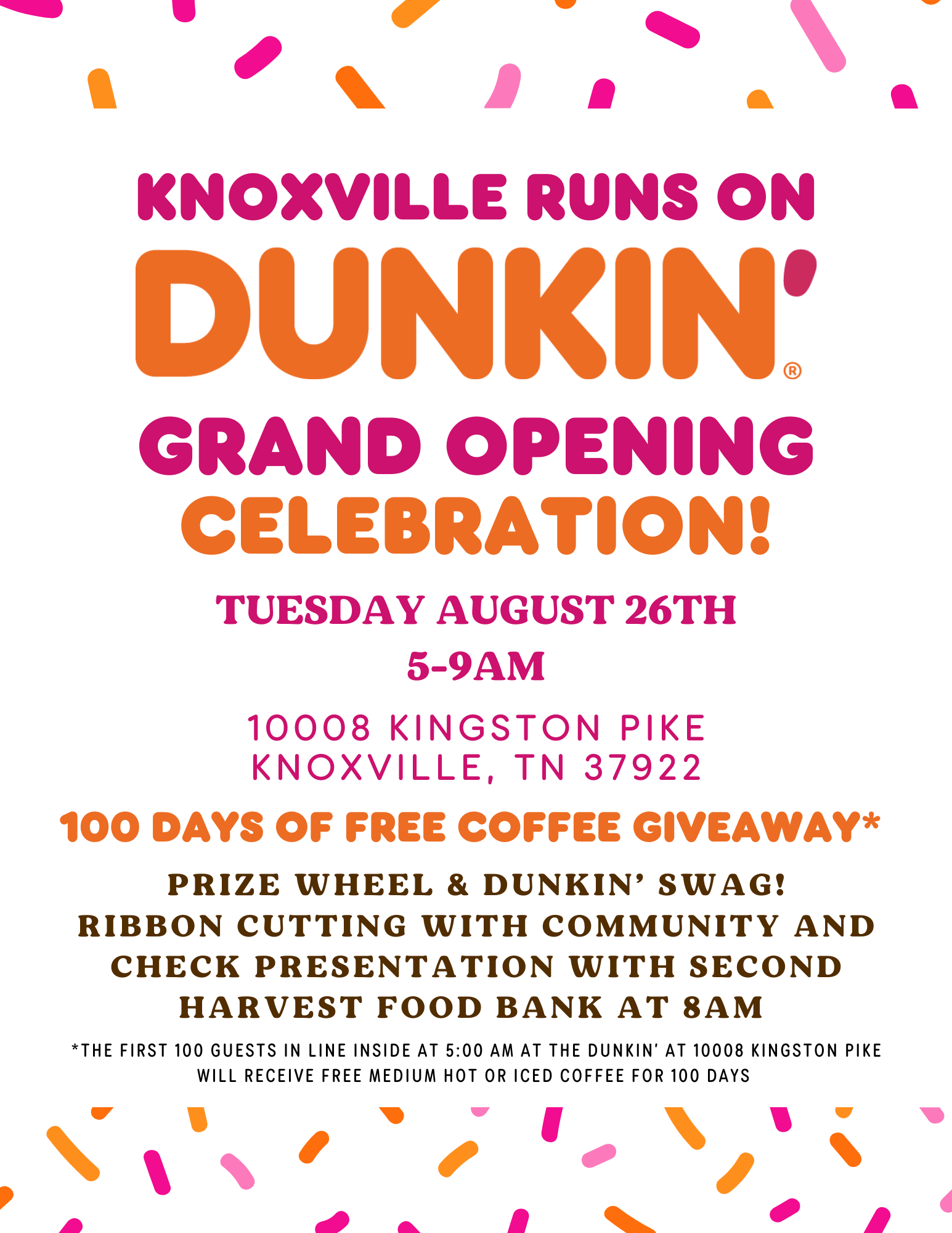 DUNKIN' GRAND OPENING – Star 102.1
