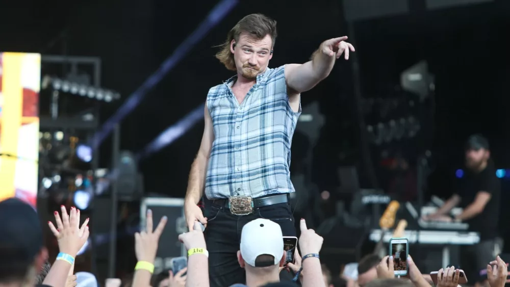 Morgan Wallen performs in concert during the "Can't Say I Ain't Country" Tour on July 20^ 2019 at Northwell Health at Jones Beach Theater in Wantagh^ New York.