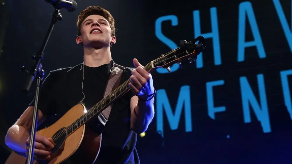 Shawn Mendes performs in concert at KISS 108's Jingle Ball 2014 at TD Garden on December 14^ 2014 in Boston.