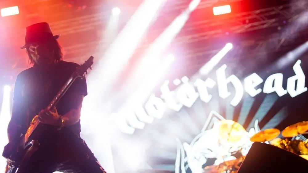 MOTORHEAD performs at EXIT 2015 Music Festival; on July 10; 2015 at the Petrovaradin Fortress in Novi Sad; Serbia.