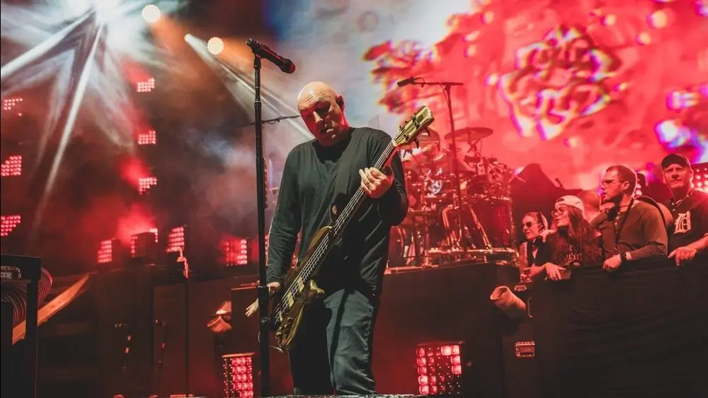 Breaking Benjamin performing live at the Pine Knob Music Theater as special guest for Staind Clarkston^ MI USA - 09-11-2024