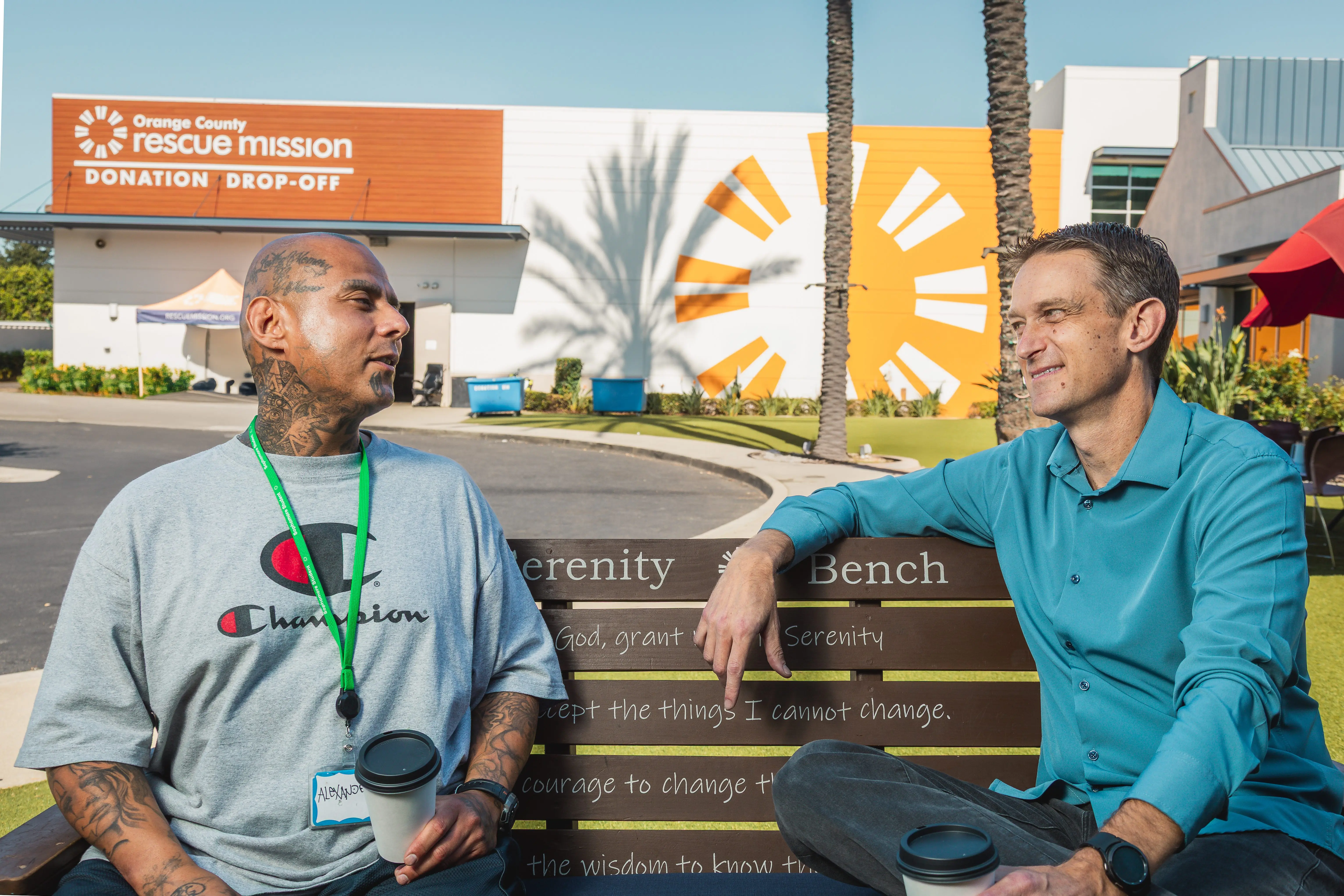 Conversations on a bench