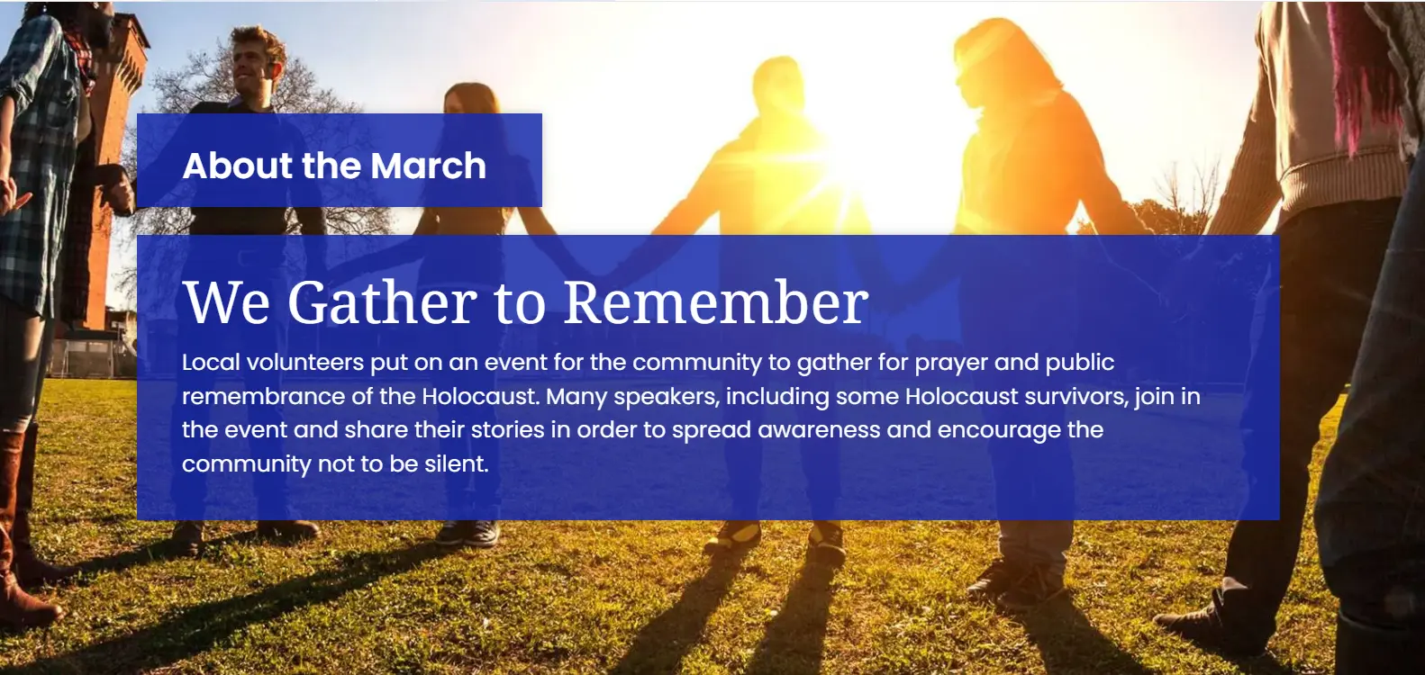 The 13th Annual March of Remembrance