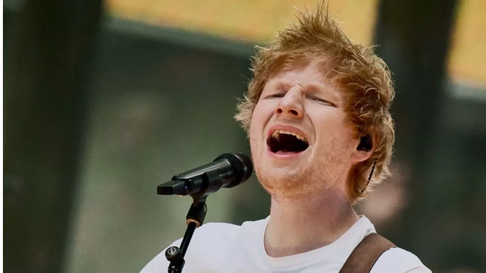 Ed Sheeran Performs on NBC's "Today" Show Concert Series at Rockefeller Plaza on June 06^ 2023 in New York City^ New York^ United States.