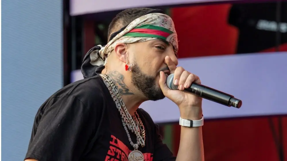 French Montana performs on stage during 2019 Global Citizen Festival at Central Park New York^ NY - September 28^ 2019