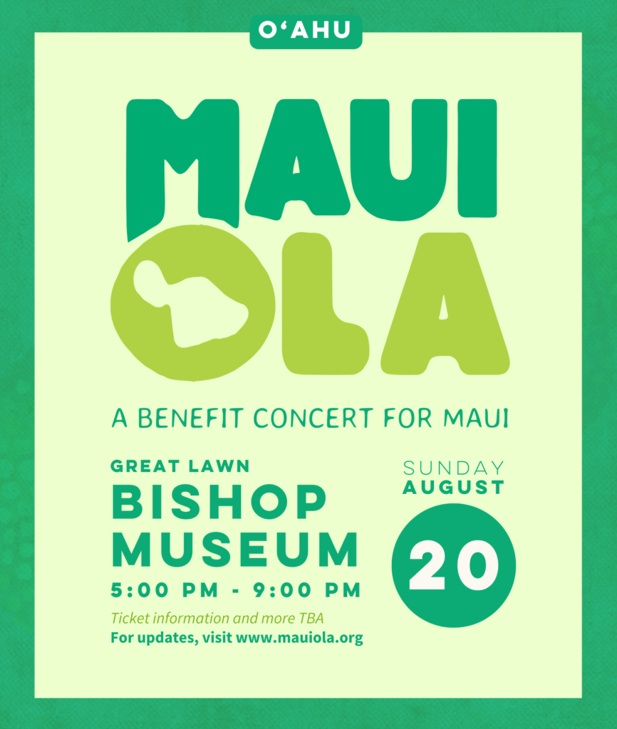 Maui Ola Benefit Concert Power 104.3