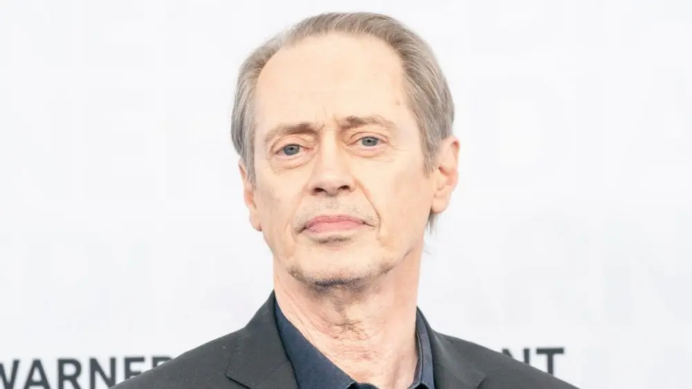 New York^ NY - May 15^ 2019: Steve Buscemi attends WarnerMedia Upfront 2019 arrivals outside of The Theater at Madison Square Garden