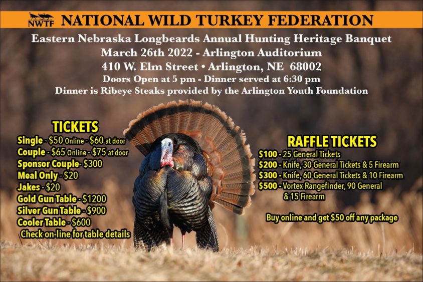 National Wild Turkey Federation, annual banquet Fremont