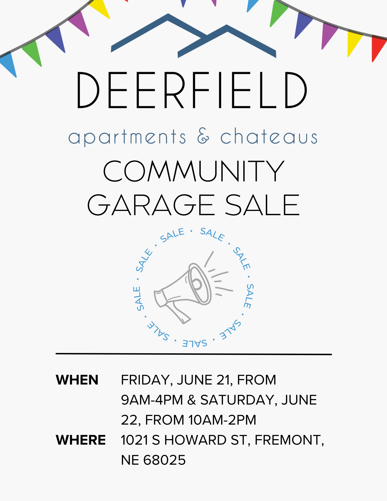 deerfield-apartments-chateaus-community-garage-sale