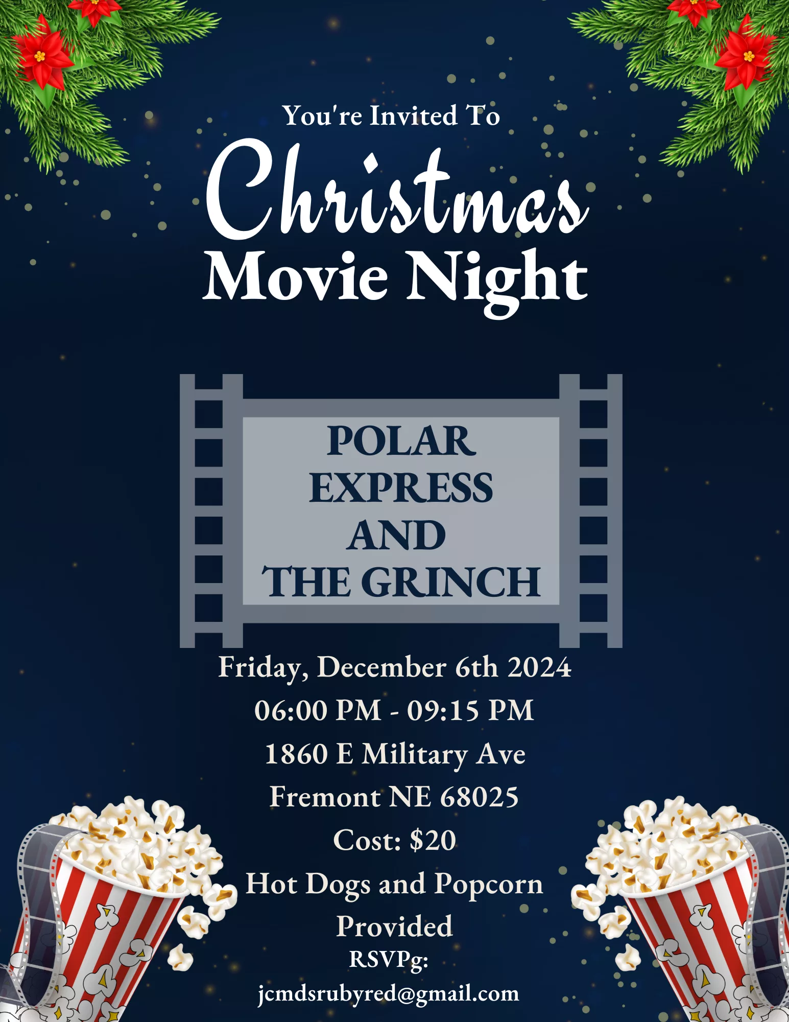 blue-illustrated-christmas-movie-night-flyer
