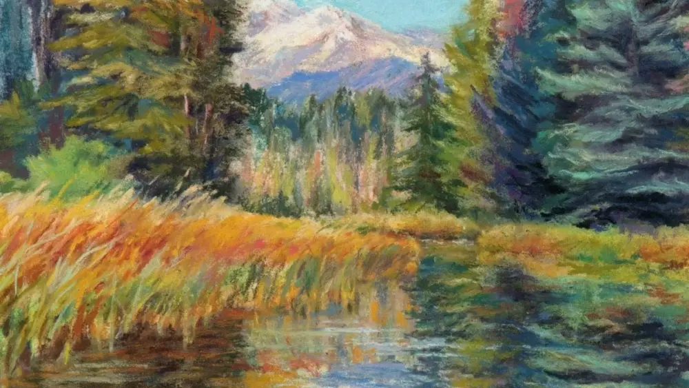 Mt. Bachelor Reflection by Jan Dow.