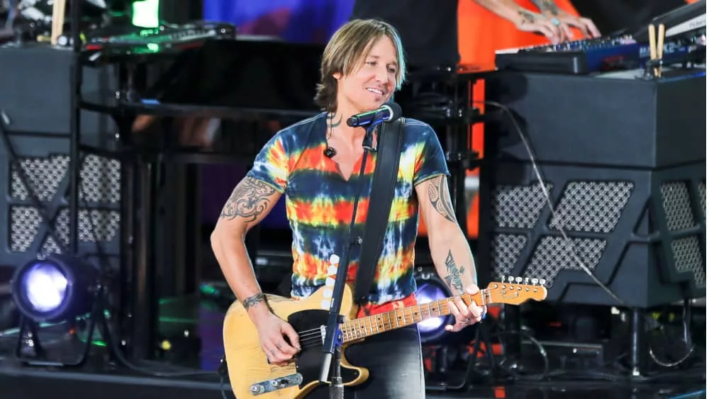 Keith Urban on August 9^ 2019 at Rumsey Playfield in New York City.