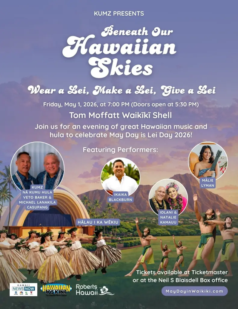 Beneath Our Hawaiian Skies – Hawaiian 105 KINE