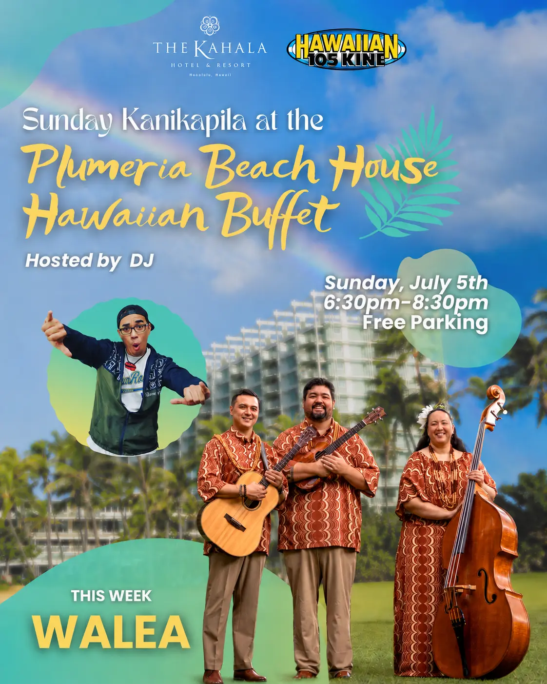 Sunday Kanikapila at Plumeria Beach House – Hawaiian 105 KINE