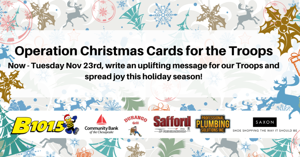 Operation Christmas Cards for the Troops! - Vimarsana News