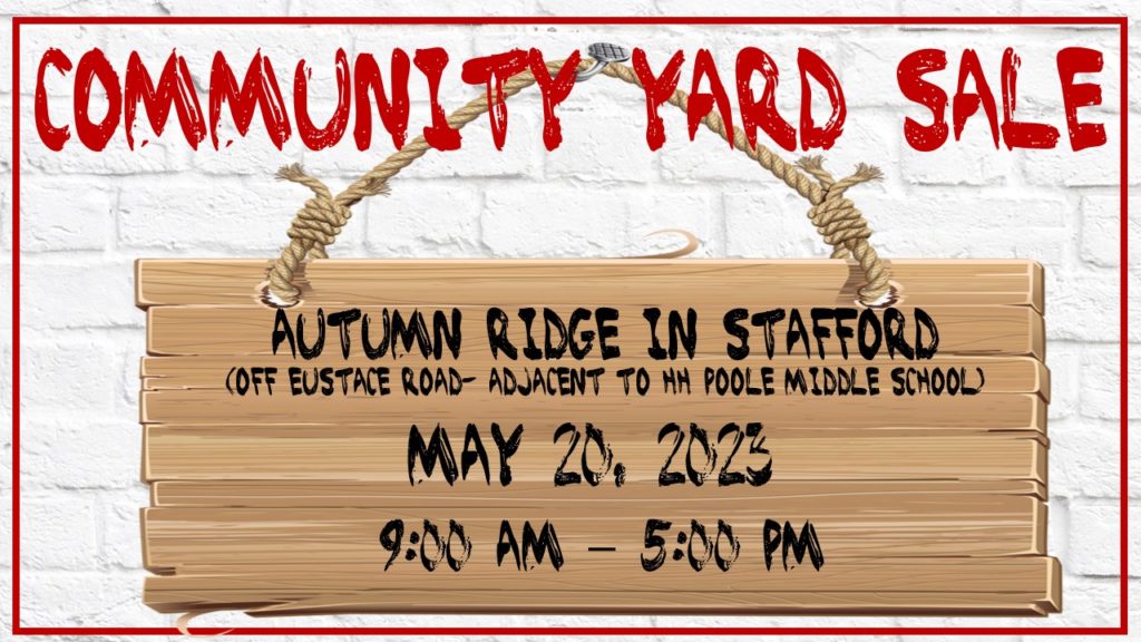 Autumn Ridge Community Yard Sale B101.5 Today's Best Music