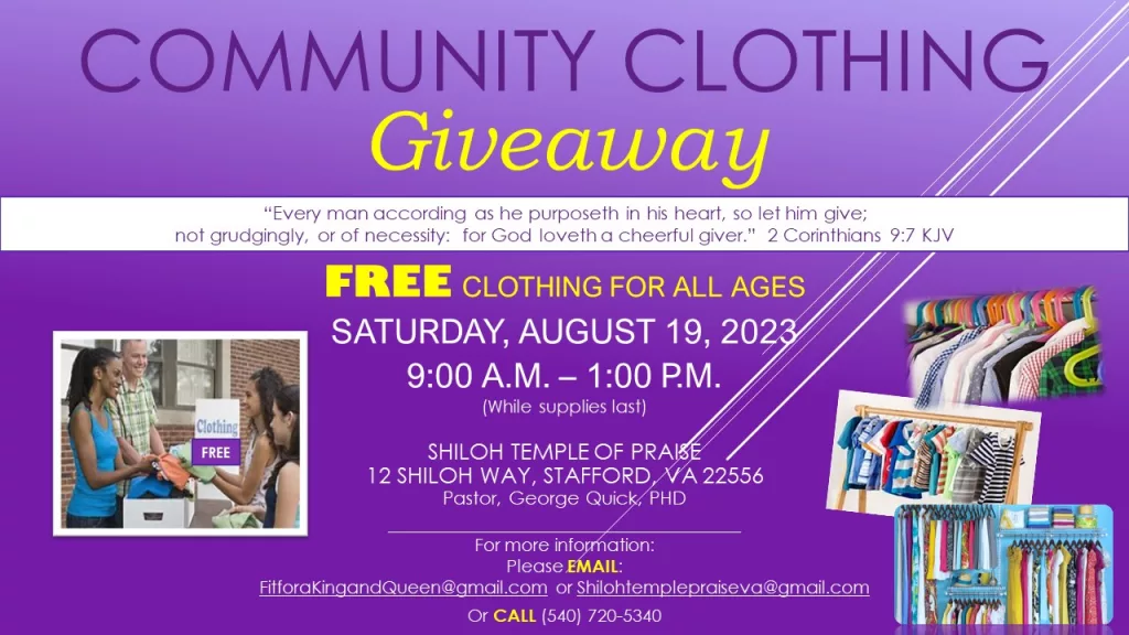 Community FREE Clothing Giveaway | B101.5 Today's Best Music