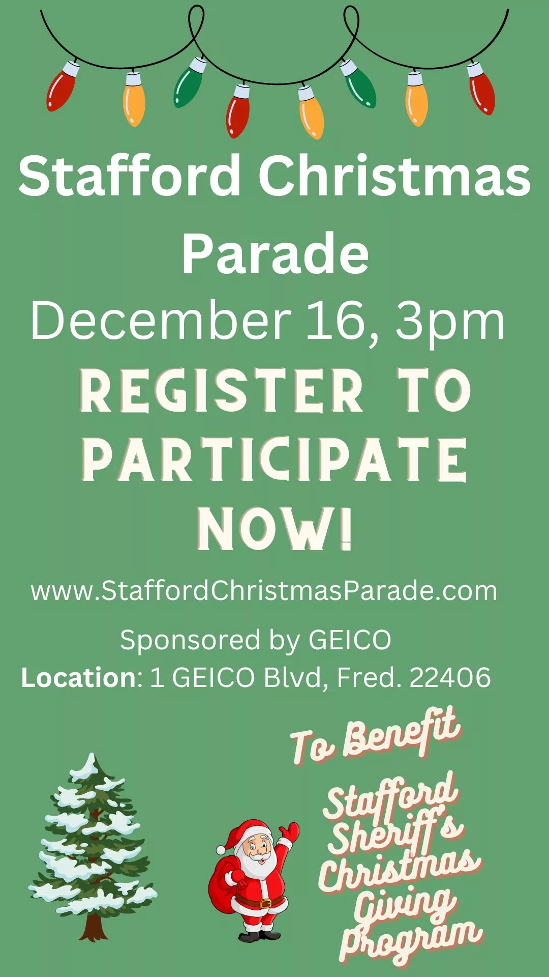 Stafford County Christmas Parade B101.5 Today's Best Music