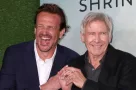 Jason Segel^ Harrison Ford at the Shrinking Season 2 Premiere at the Pacific Design Center on October 8^ 2024 in CA