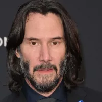 Keanu Reeves at the premiere for "John Wick: Chapter 4" at the TCL Chinese Theatre^ Hollywood. LOS ANGELES^ CA. March 20^ 2023