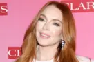 Lindsay Lohan at the Clarins New Product Launch Party on the Private Residence on March 15^ 2024 in Los Angeles^ CA