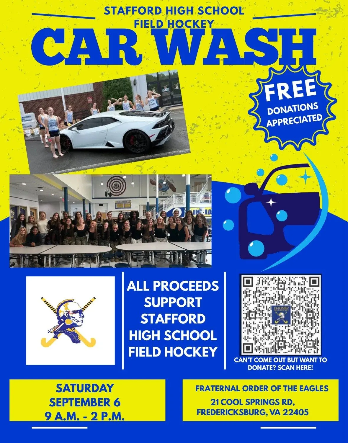 Stafford High School Field Hockey Car Wash
