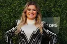 Kelly Clarkson on the blue carpet before 2018 US Open opening night ceremony at Tennis Center in New York AUGUST 27^ 2018